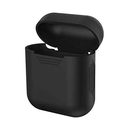 Preisvergleich Produktbild Wasserdicht Silikonh¨¹lle f¨¹r Airpods Protective Schutzh¨¹lle aus Silikon-Haut-Schutz f¨¹r Airpods mit Haken Regard
