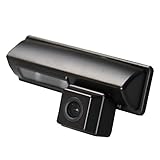 Auswahl der Richtlinien: Das Schneiden der blauen Linie zeigt die Skalierungslinie nicht an. 170 Grad diagonal sichtbarer Bereich, beseitigen Sie den Blindbereich, Rückfahrsicherheit. Komplett wasserdicht - mit einer IP68-Bewertung ist diese Kamera absolut wasserdicht und bereit, die Elemente zu beugen.