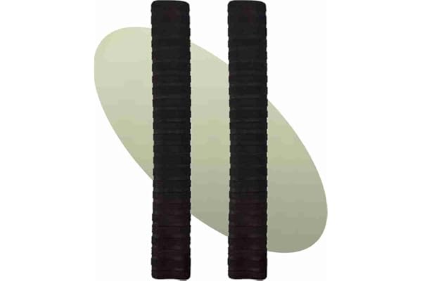 Aerolooks Professional Replacement Cricket Bat Grip Black Diamond (Black, Pack of 2)