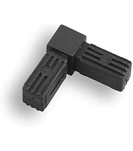 Tappo Filettato Quadrato M16 Per Tubo 40x40x4 Mm In PA E Ottone Nichelato