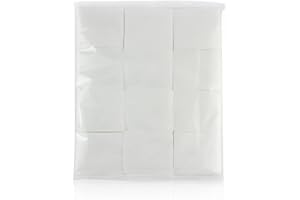 BAMBOOPACK 1200Pcs Lint Free Cotton Pads Makeup Remover Pads Cotton Cleaner Wipes Pads for Nail Art Acrylic Polish Remover