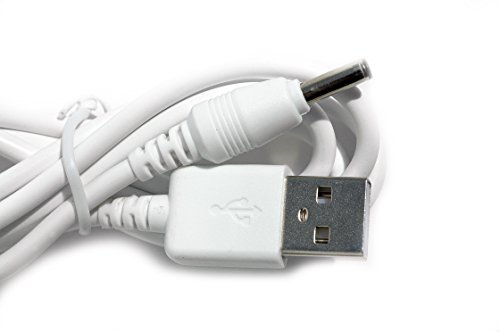 Kingfisher Technology 90cm USB 5V 2A PC White Charger Power Cable Lead Adaptor (22AWG) for Foreo Luna / Luna 2 Facial Cleansing Brush - 3