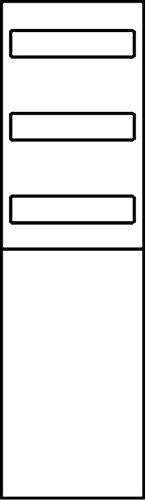 Preisvergleich Produktbild Hager ZU23LS Einbauverteiler 950 mm