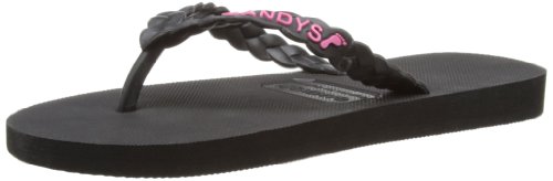 Gandys Womens Originals Thong Sandals W0378 Bali Black 7 UK, 41 EU