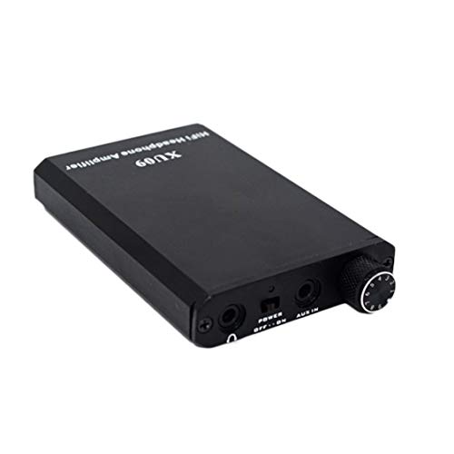 Preisvergleich Produktbild Hermosairis LESHP Universal Wiederaufladbare Hochleistungs Stereo XU09 Portable Kopfhörerverstärker Eingebaute Batterie für Laptop PC