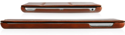 StilGut Couverture Case, Tasche aus feinstem Leder für das Apple iPad mini mit Retinadisplay & iPad mini 3 unterstützt Smart-Cover Funktion, Cognac - 7