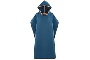 CANDS ZUNKOM Microfibre Changing Robe Bath Towel Poncho Hooded Fast Drying Unisex With Convenient Carry bag