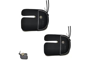 KURUGEILI 2-pack bågskytte fingerflikar justerbart fingerskydd för jaktmål övningsutrustning, recurve-båge traditionell bågfinger flik