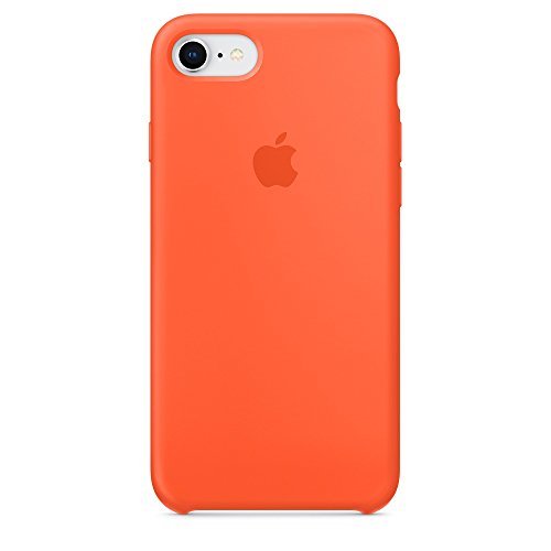 Funda para iPhone 7/8 Carcasa Silicona Suave Colores del Caramelo con Superfino Pelusa Forro,Anti-rasguños Teléfono Caso para Apple iPhone 7/8 (iPhone 7/8, Naranja)