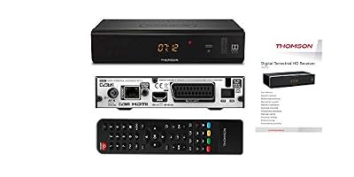 THOMSON THT712 Terminal Numérique Terrestre HD (HDTV, DVB-T2, USB, Ethernet, HDMI, Péritel) noir