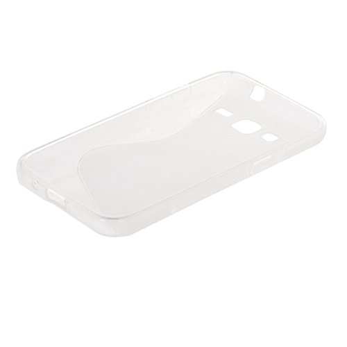 Funda para SAMSUNG GALAXY CORE PRIME G360F GEL TPU Dise  o S-Line Color TRANSPARENTE