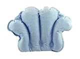 Luxury Terry Bath Pillow, soft terry towel covering, with four sucker pads for easy install by Kozee Komforts