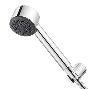 Ruhe ABS Volt Hand Shower with Wall Hook and 1M SS Shower Tube (Chrome Finish)