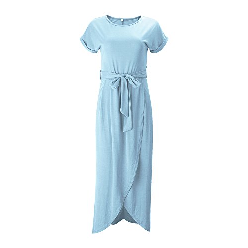 Fee Lice Womens Summer Boho Belted Long Maxi Dress Short | Desertcart  Mauritius
