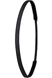Ivybands Anti-Rutsch Haarband Super Thin, Schwarz, One size,...