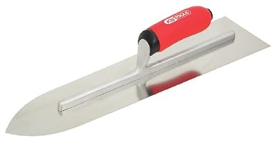 KS Tools 144.0461 Platoir flamand pointu Lame inox Manche bi-composant Diamètre 110/90 x 455 mm