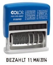 Preisvergleich Produktbild Colop S120 / WD DIAL A PHRASE DATER S120WD by COLOP