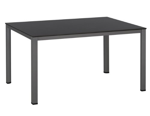 Preisvergleich Produktbild Kettler Tisch, 140 x 95 cm, anthrazit / anthrazit