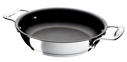 examen Bekaline 12060104 Chef Plat à Oeufs en Acier Inoxydable de Haute Qualité Intérieur Revêtu Tous Feux + Induction 20 cm