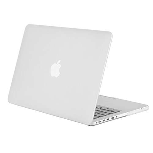 MOSISO MacBook Pro 15 Retina Hülle (NO CD-ROM Drive) - Ultra Slim Hochwertige Plastik Hartschale Tasche Schutzhülle Snap Case für MacBook Pro 15 Zoll with Retina Display (Model A1398), Frost Klar