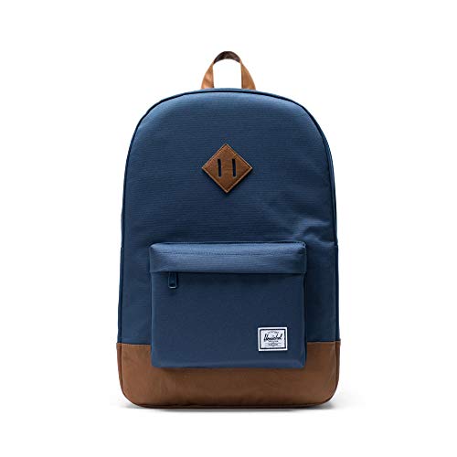 Herschel Heritage Backpack Mochila Tipo Casual, 46 cm, 21.5 Liters, Azul (Navy/Tan)