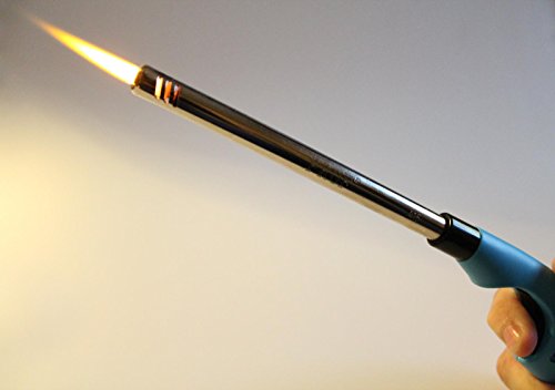 4stk. Stabfeuerzeug Sturmfeuerzeug Feuerzeug Stab-Sturmfeuerzeug „Turbo Power“ 26,5 cm lang orange Sturmflamme, Nachfüllbar - 2