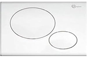 SUFE Placca di comando bianca diva cassetta scarico maxima dv020bb errepierre