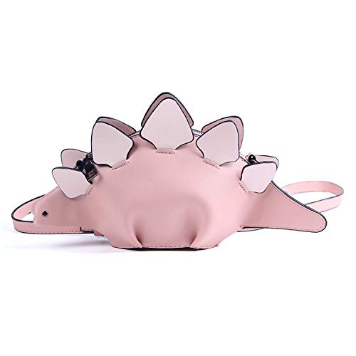 EVEOUT Sac à Main D'épaule Animale Adorable des Femmes, Sac à Main en Cuir PU de Forme de Dinosaure 3D Pour Les Filles
