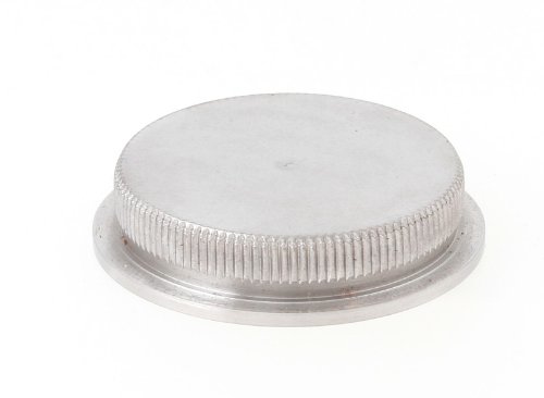 Edelstahl Einschlagkappe flach massiv für Rohr 42,4 x 2,0 mm – V2A - 2