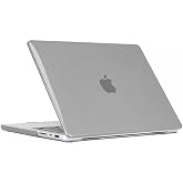 Apple Macbook Pro 14in&ccedil; M3/M4/Max A3112 A3185 A3401 A2918 A1992 ile uyumlu Kılıf Kristal &Ouml;n Arka Şeffaf Kapak Renksiz