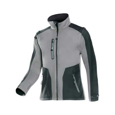 SIOEN 624ZA2TU2617XL Torreon Bonded Softshell Jacket with Detachable Sleeves, X-Large, Khaki/Black