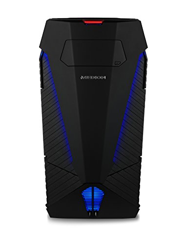 MEDION X5345G ERAZER Desktop PC (Intel Core i7-6700 Prozessor, AMD Radeon RX480 Grafikkarte mit 8 GB GDDR5 Speicher, 512 GB SSD, 1 TB HDD Festplatte, 16 GB DDR4 Arbeitsspeicher, DVD-/CD-Brenner, HDMI-Audio-/Video-Ausgang und 3x DisplayPort, Windows 10 Home) schwarz