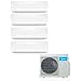 Produktbild MIDEA 4 N105 K + missionwf-35iu + missionwf-27iu-Fixed quadrisplit Wärmepumpe 12000 + 12000 + 12000 + 9000 BTU/h Energie A +