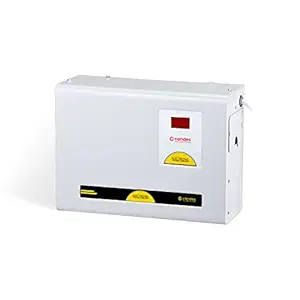 Candes Crystal 4kVA for 1.5 Ton / 1 Ton AC (130V to 285V) Voltage Stabilizer with Wide Working Range Best for Inverter AC, Split AC or Windows AC Upto 1.5 Ton (Grey) 3 Years Warranty