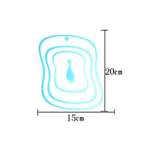 2Pcs Küche mattiert rutschfeste Plastik Schneidbretter Lebensmittel Schnitt Hacken Block Praktische Werkzeuge - 7