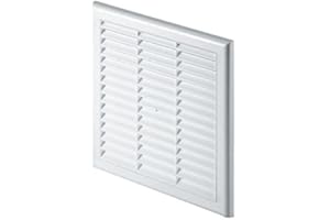 ARMAR TRADING LTD Air Vent Grille 300mm x 300mm with Fly Screen / Mesh / Net 12" x 12 Ducting Ventilation Cover Grid TK13