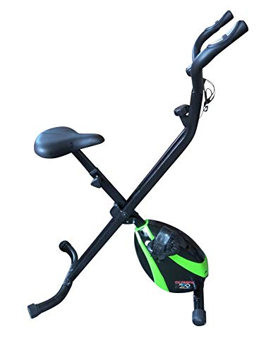 Fit4Home Olympic 2000-Bicicleta estática plegable, colores variados, Unisex adulto, Compact Exercise, verde - verde