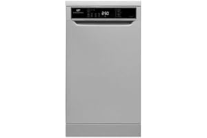 Lave-vaisselle pose libre CONTINENTAL EDISON - 10 couverts - Largeur 44,8 cm - Classe D - 45 dB - Silver