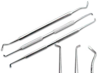 Set Eckenheber Profi-Doppelinstrumente 3-Teilig - 2