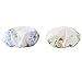 Double Layers Bathing Hat Waterproof Shower Cap Bath Cap Printing Beige