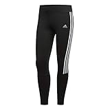 Elastic belt adidas Run 3s Tgt W Tights, Mujer, Black/White, XL