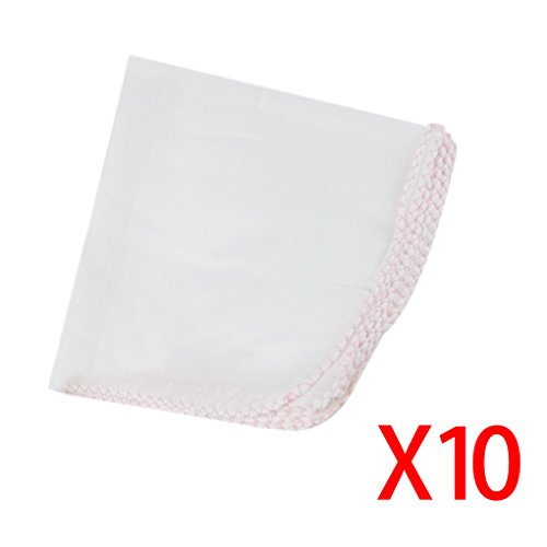 Vollter 10pcs in 1 Infant Baby Handkerchief Small Towel 29*29cm