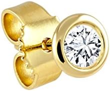 Bella Donna Unisex Single Stud Earring 18ct Yellow Gold 0.05ct 635555