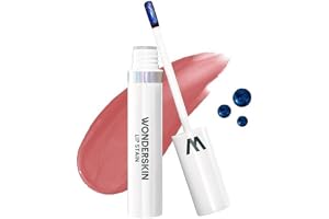 Wonderskin Wonder Blading Lip Stain Masque, Long Lasting Nude Lip Stain, Transfer Proof Lip Tint, Stain & Go Lip Makeup (Whim