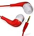 Price comparison product image Digi Pig - Fire HD 7" Display Colour headphones (earbuds) with 3.5mm jack connection - Red