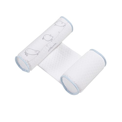 PETIT PRAIA Piu Piu Azul Anti-Rollover Cushion (White/Blue)