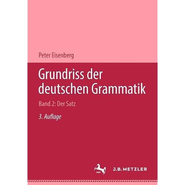 Grundriss der deutschen Grammatik: Band 1: Das Wort : Eisenberg