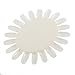 TOOGOO(R) 1 PCS colour disk Nail color swatches colour palette False Nail Tips Art Display Color Chart Practice Round Wheel Board DIY Makeup TOOL for Nail Polish Design Decoration Kit