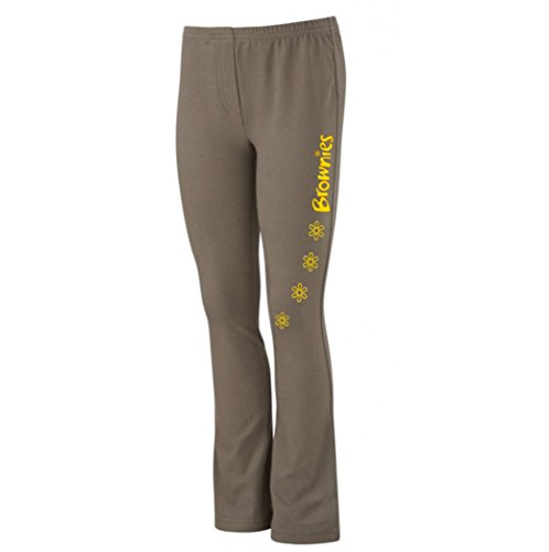 GirlguidingBrownies Leggings - Women's, Girls, Uniform, High Rise Skinny, Brown, Size 7 (UK), Medium
