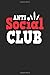 Produktbild Anti Social Club: Blank Lined Journal Notebook To Write In V2